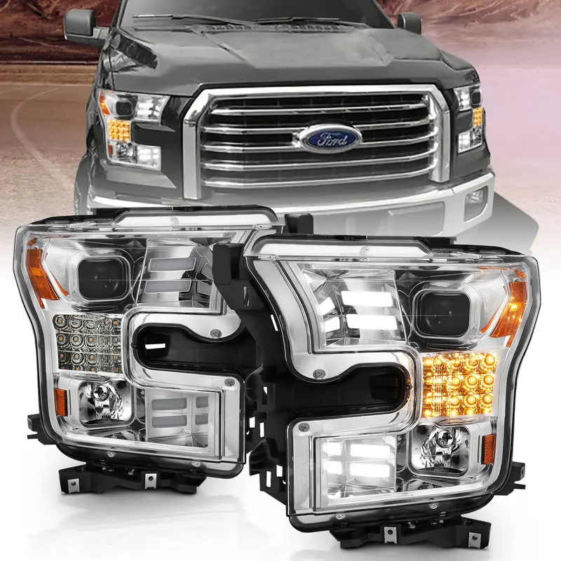 Anzo Usa Projector Headlight Assembly – Dual-Lens Set (111409) 1