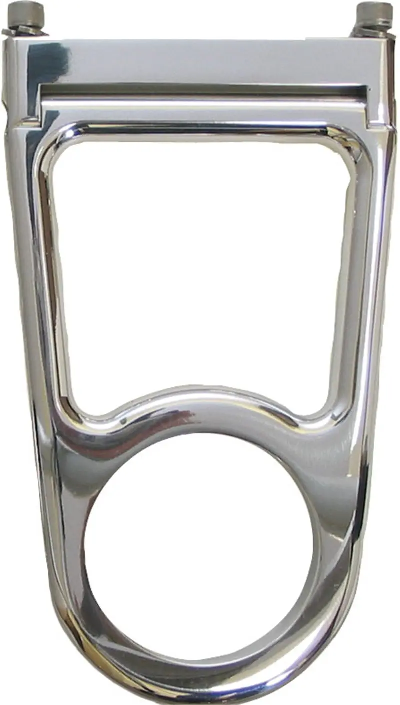 Borgeson Column Drop Bracket – 2.25-Inch Shaft Diameter, 6-Inch Drop, Polished Aluminum 1