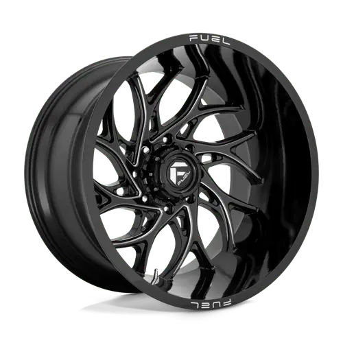 Fuel D741 22X10 Inch Off-Road Wheel – 5X5 Bolt Pattern, Gloss Black/Milled, -18Mm Offset 1
