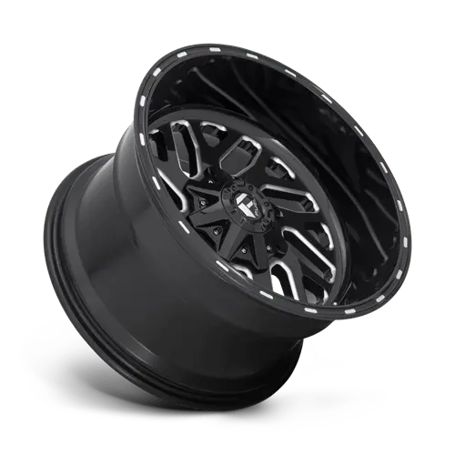 Fuel Off-Road D581 Beadlock-Style Wheel – 24X12 Inches, 8X180Mm, Gloss Black/Machined 1