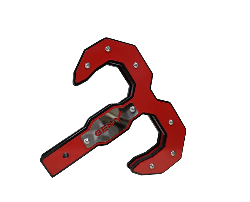 Gen-Y Gh-0072 Hulk 2.5" Tow Hook – 21,000 Lb Capacity, Black/Red Finish 1