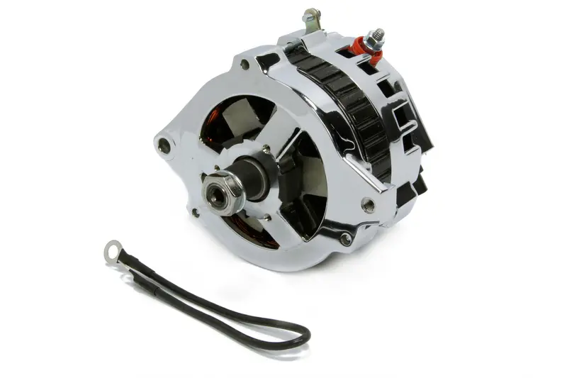 March Performance P572 Chrome 105-Amp High-Output Alternator 1