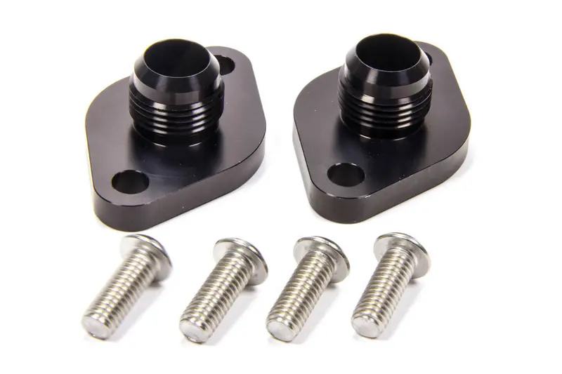 Meziere Wp8012Ans Bbc #12 Black Water Pump Port Adapters (2-Pack) 1