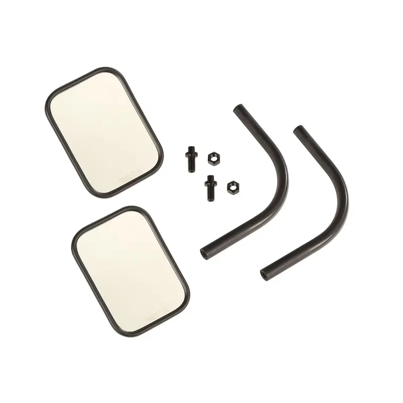Rugged Ridge Rectangular Trail Mirror Kit – Dual-Piece Set 1