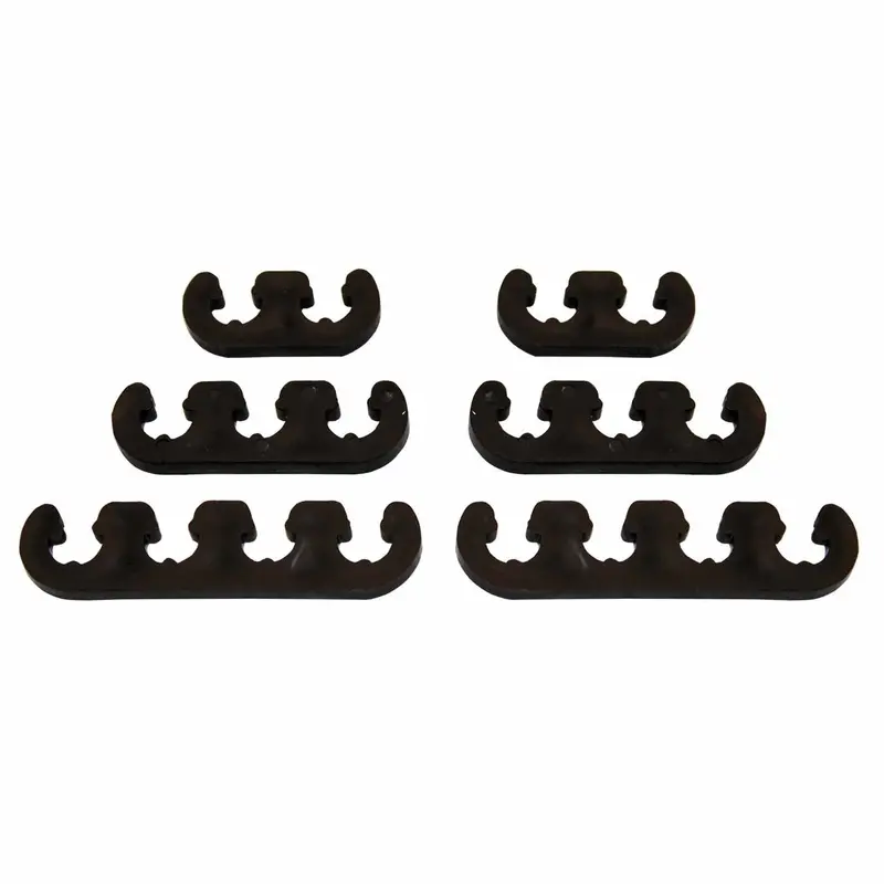 Speedfx 7338 Spark Plug Wire Set – 7–9 Mm Diameter With Multi-Hole Separators (Black) 1