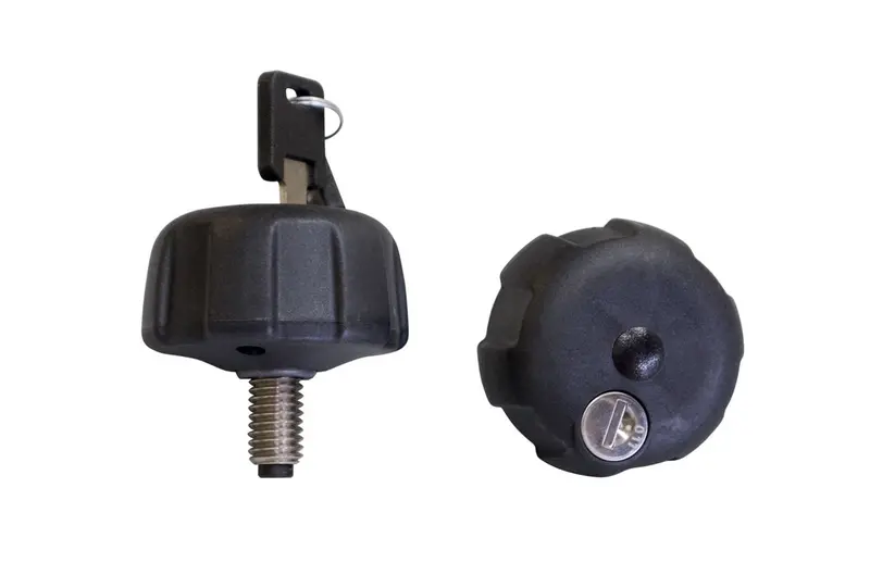 Thule 25700 Sr Locking Tracknobs; Black; 1