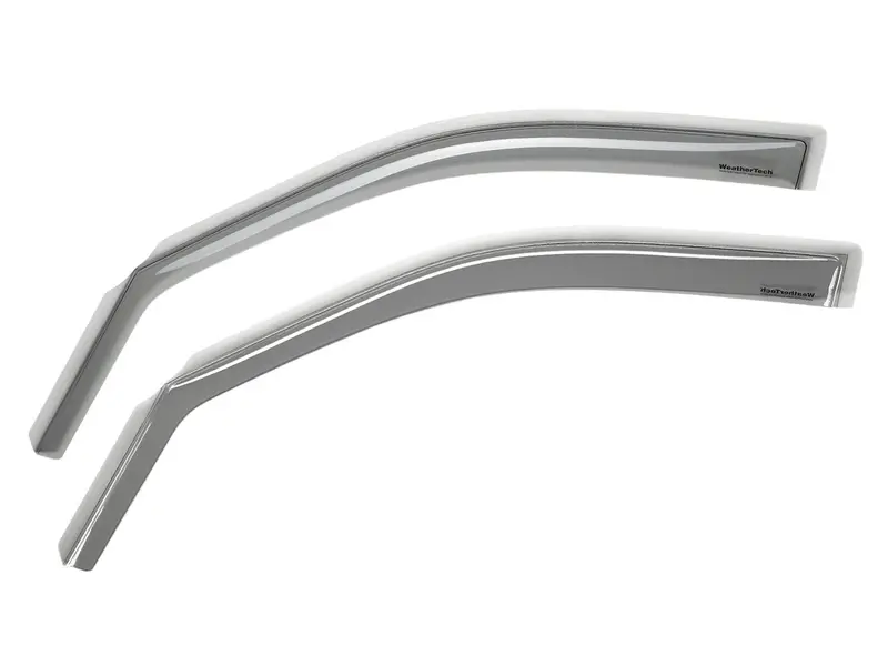 Weathertech Side Window Deflectors – Light Smoke Tint, Front Installation 1