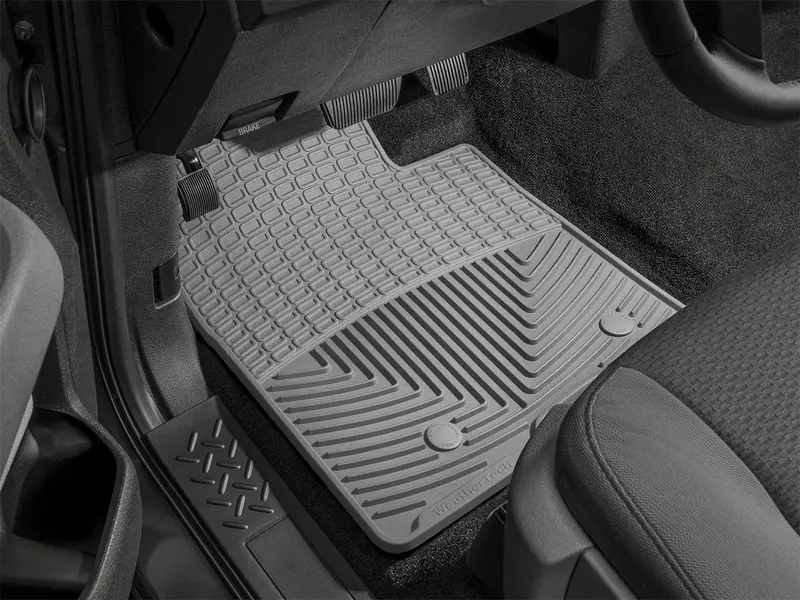 Weathertech W286Gr All-Weather Floor Mats – Gray, Front Row Fitment 1